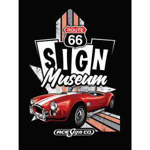 Vintage Route 66 Sign Museum T-Shirt